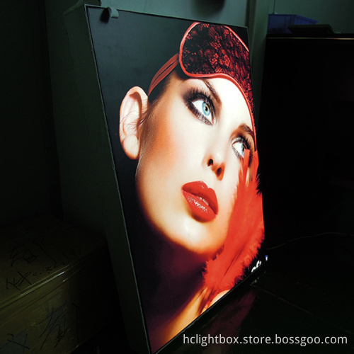 Acrylic Screw Picture Frame Acrylic Photo Light Box for Neon Signs